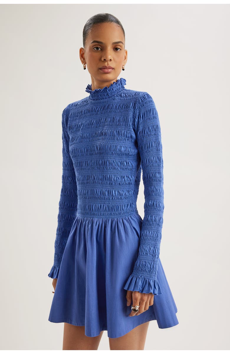 Merlette Reine Dress, Alternate, color, Azure
