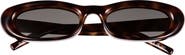 Saint Laurent SL 557 Shade Plump 53mm Oval Sunglasses