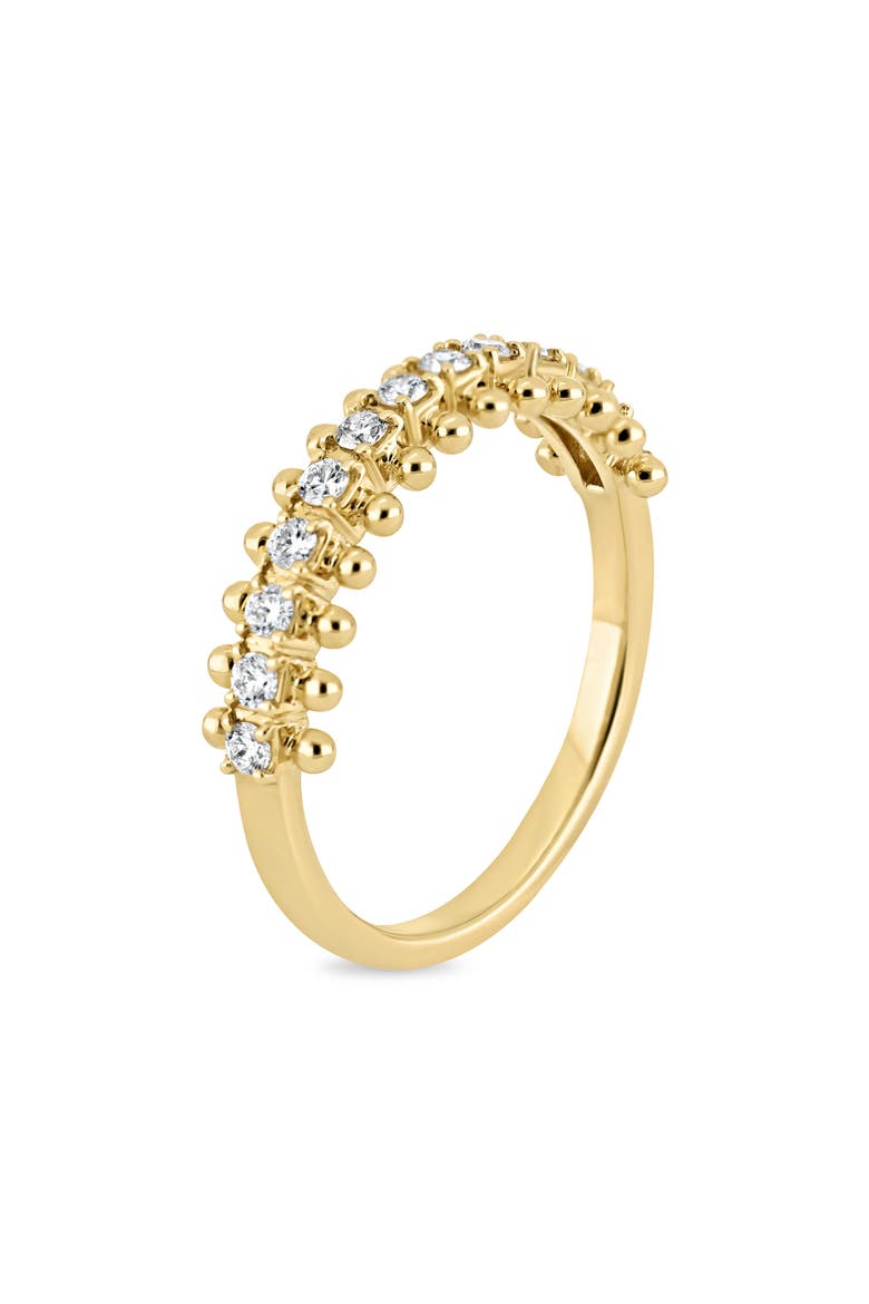 18K Gold Florentine Natural Diamond Stackable Ring, Alternate, color, 18K YELLOW GOLD