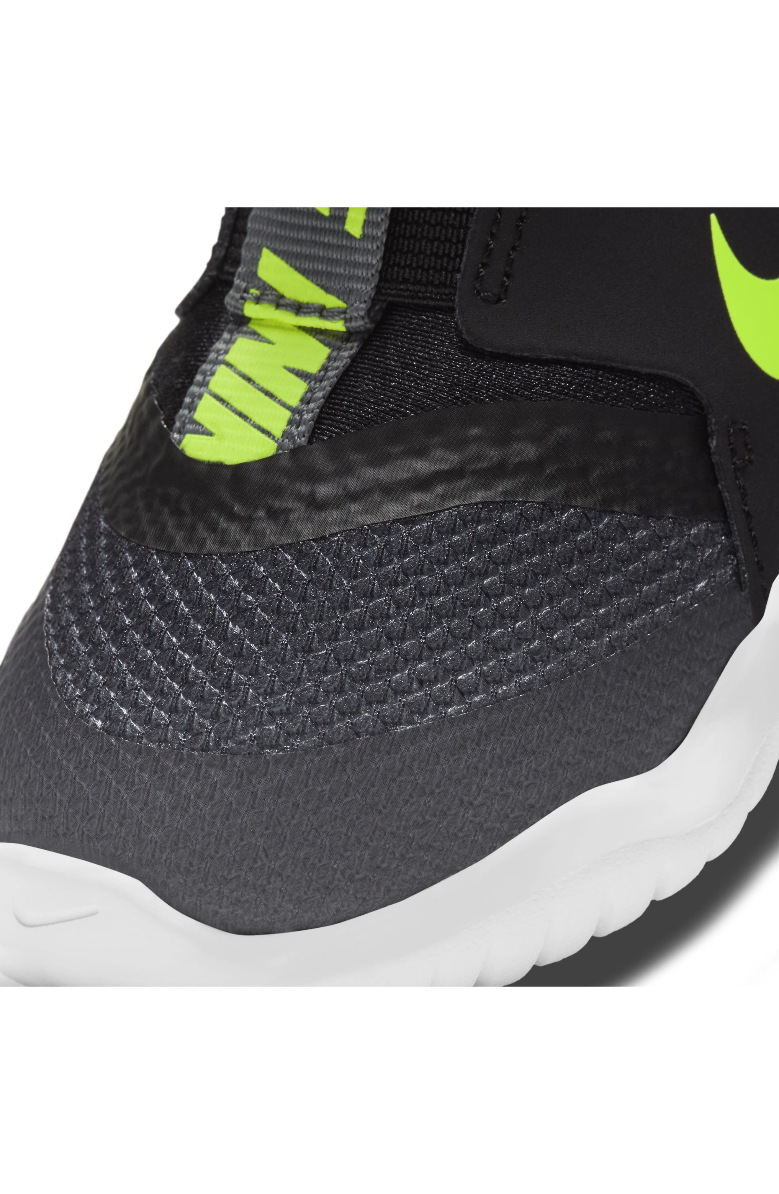 Flex Runner Slip-On Running Shoe, Alternate, color, SMOKE GREY/ VOLT/ BLACK