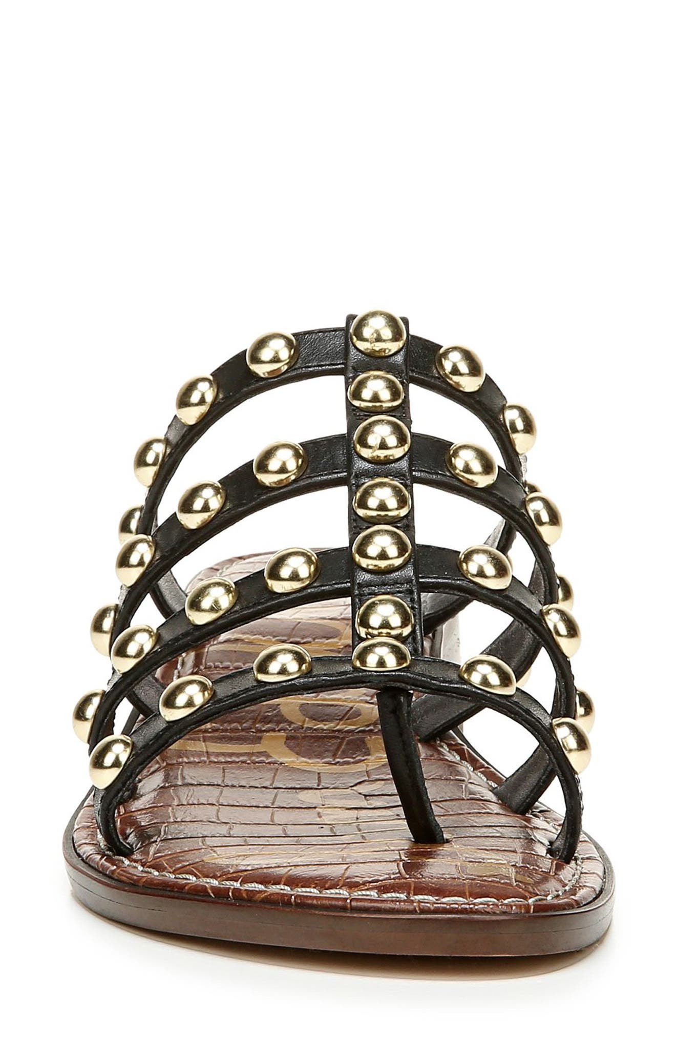 Sam Edelman Juniper Studded Gladiator Slide Sandal, Alternate, color, 