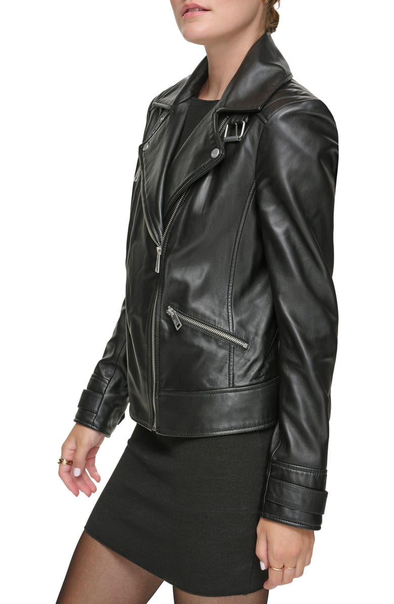 Andrew Marc Salla Leather Moto Jacket, Alternate, color, 
