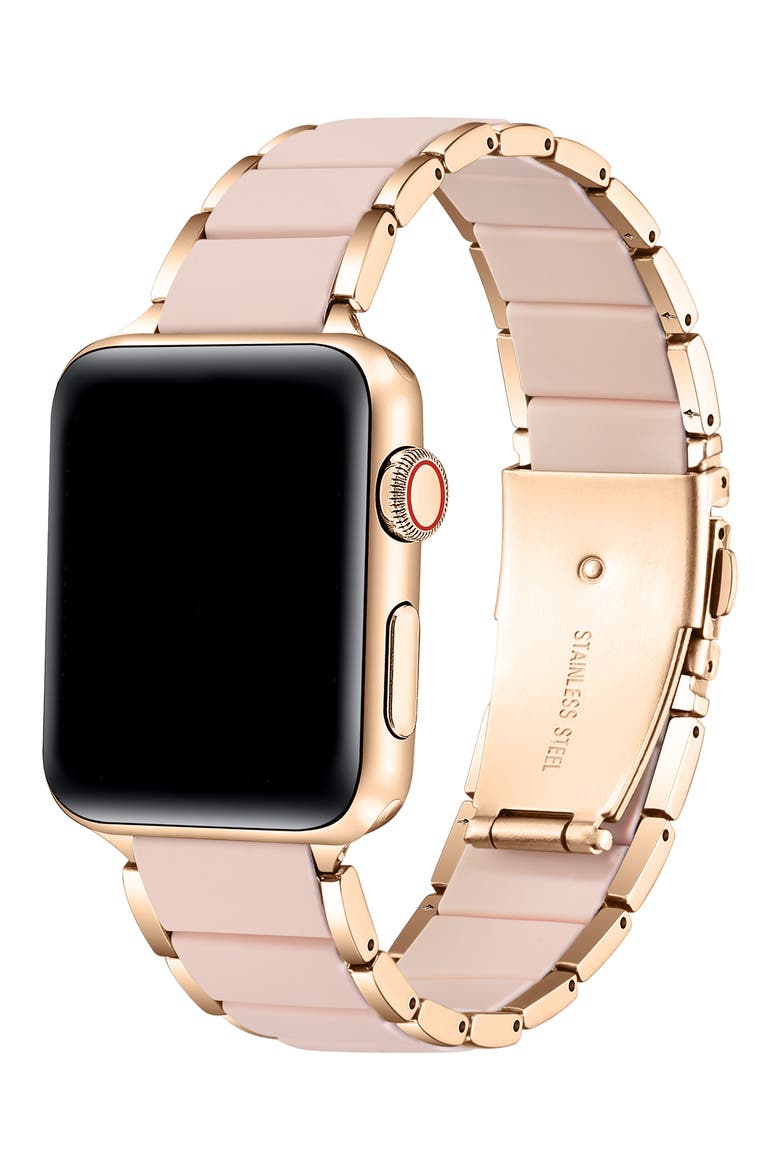 Wren Apple Watch® Bracelet Watchband, Alternate, color, ROSE GOLD