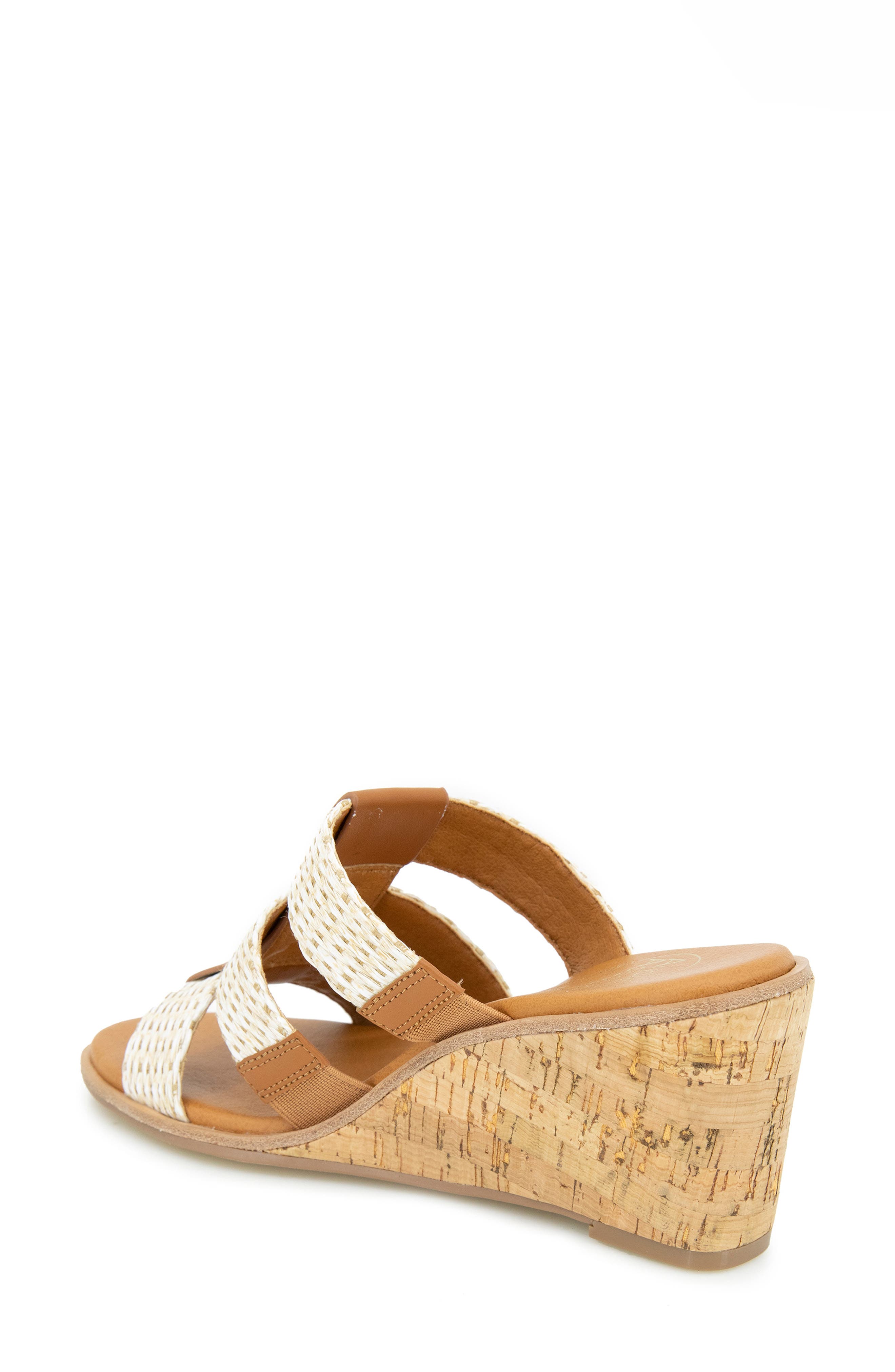 André Assous Bentley Wedge Sandal, Alternate, color, 