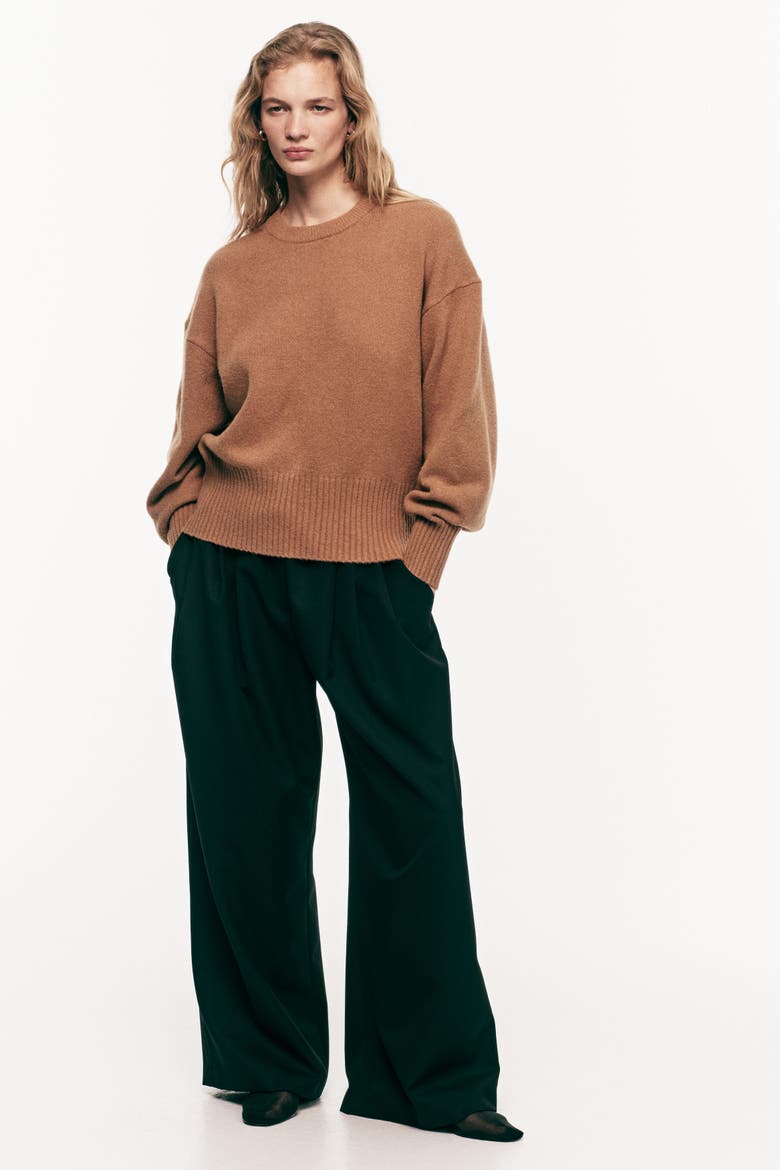 Oversized Jumper, Alternate, color, Dark beige