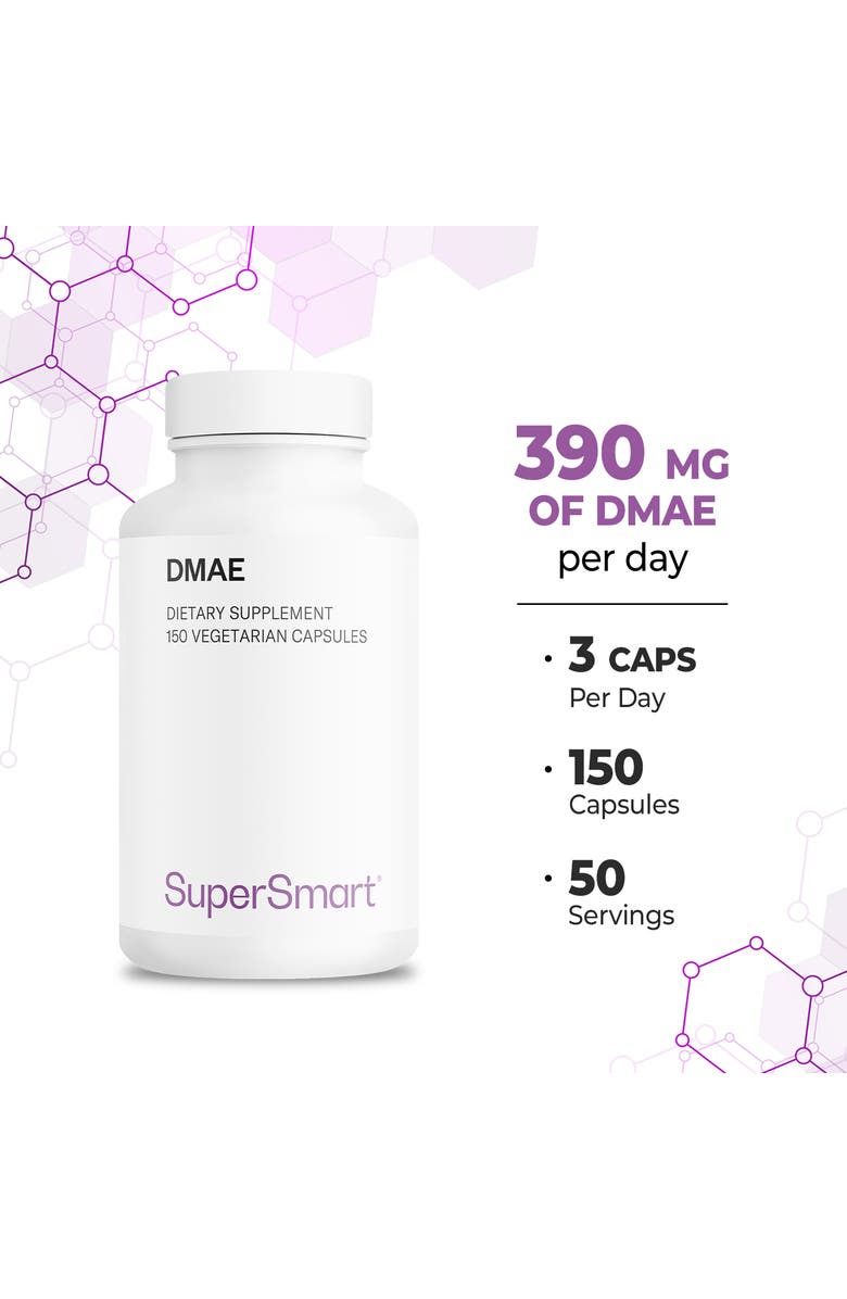SuperSmart DMAE Supplement 390mg per Day, Alternate, color, NO COLOR
