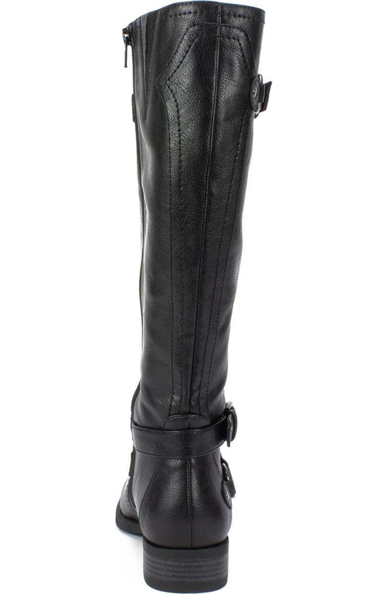 White Mountain Footwear Loyal Tall Faux Leather Riding Boot - Wide Calf, Alternate, color,