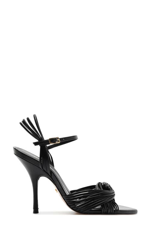 Arezzo Rosalie Slingback Pointed Toe Sandal In Black