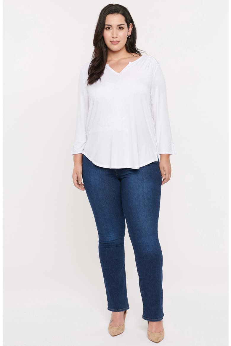 Perfect Long Sleeve Top, Alternate, color, OPTIC WHITE