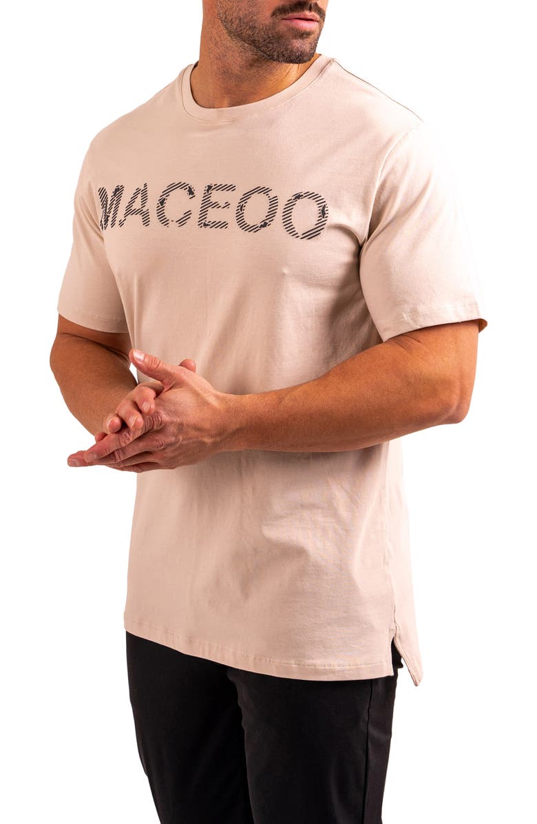 Maceoo Logo Graphic T-Shirt, Alternate, color, Light Brown