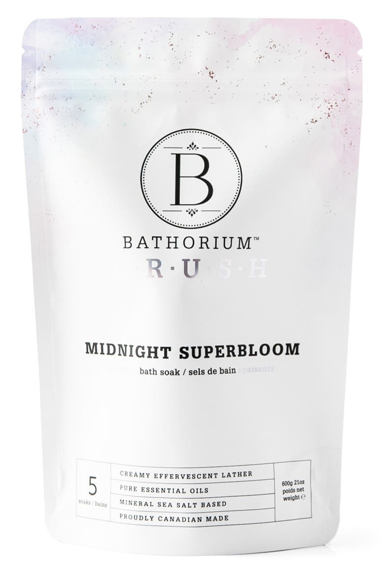 Midnight Superbloom Crush Bath Soak, Main, color, NO COLOR