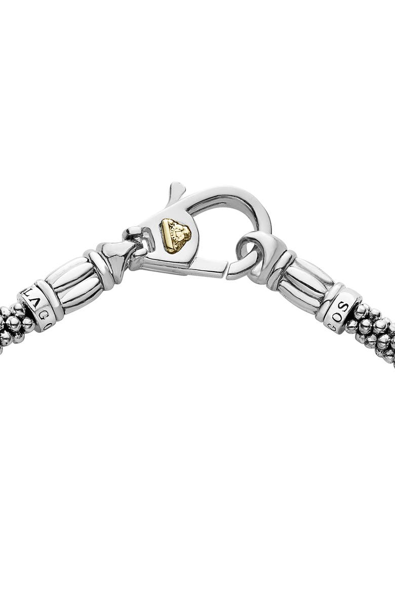 LAGOS Luna Pearl Single Station Caviar Bracelet, Alternate, color, 
