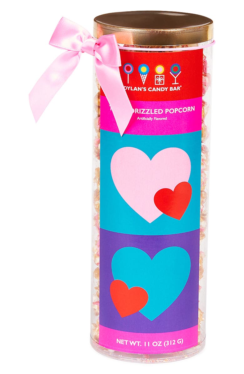Dylan's Candy Bar You Make My Heart Pop Drizzled Popcorn, Main, color, 