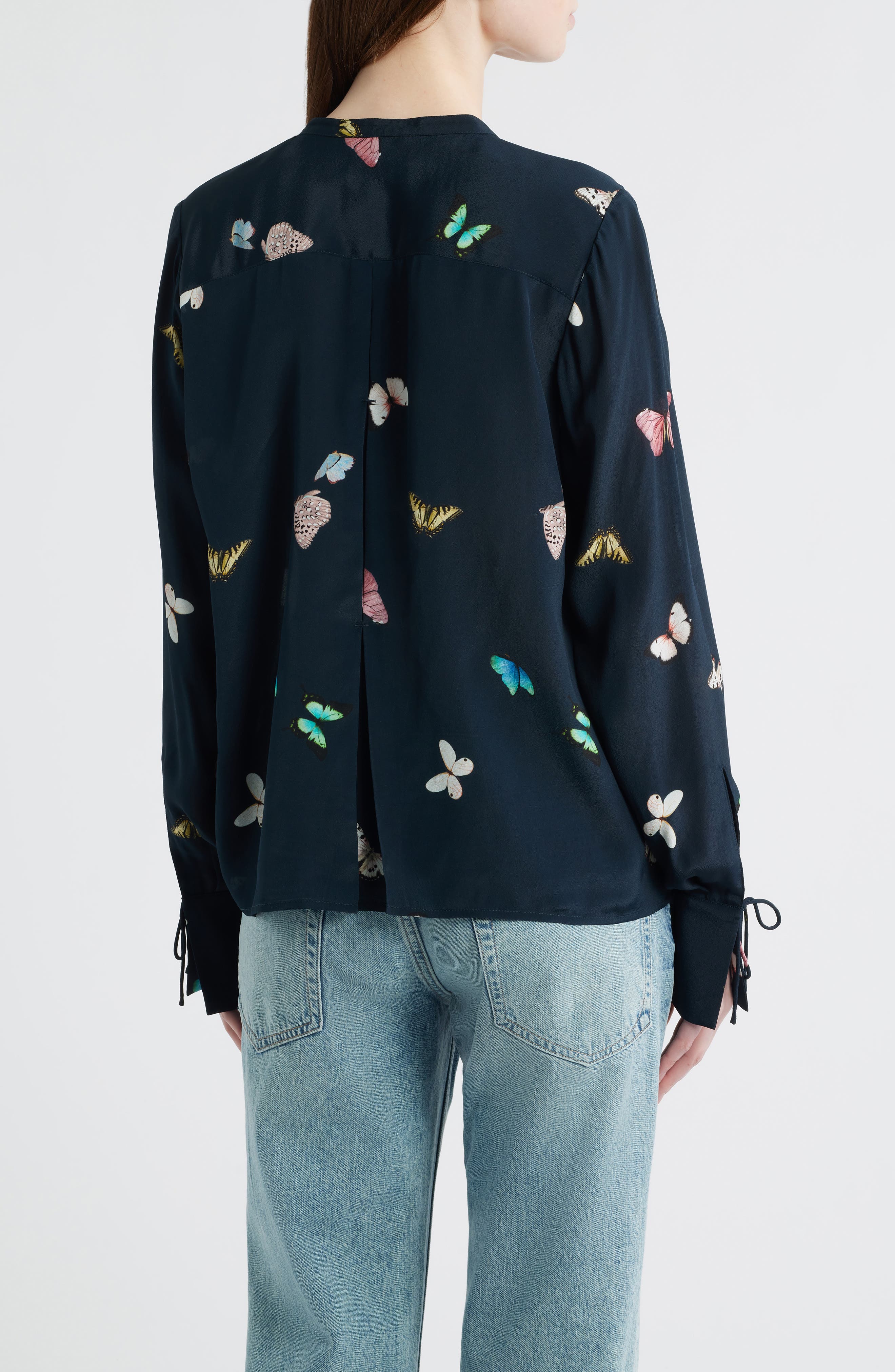 Arden Print Pleated Top - image 2