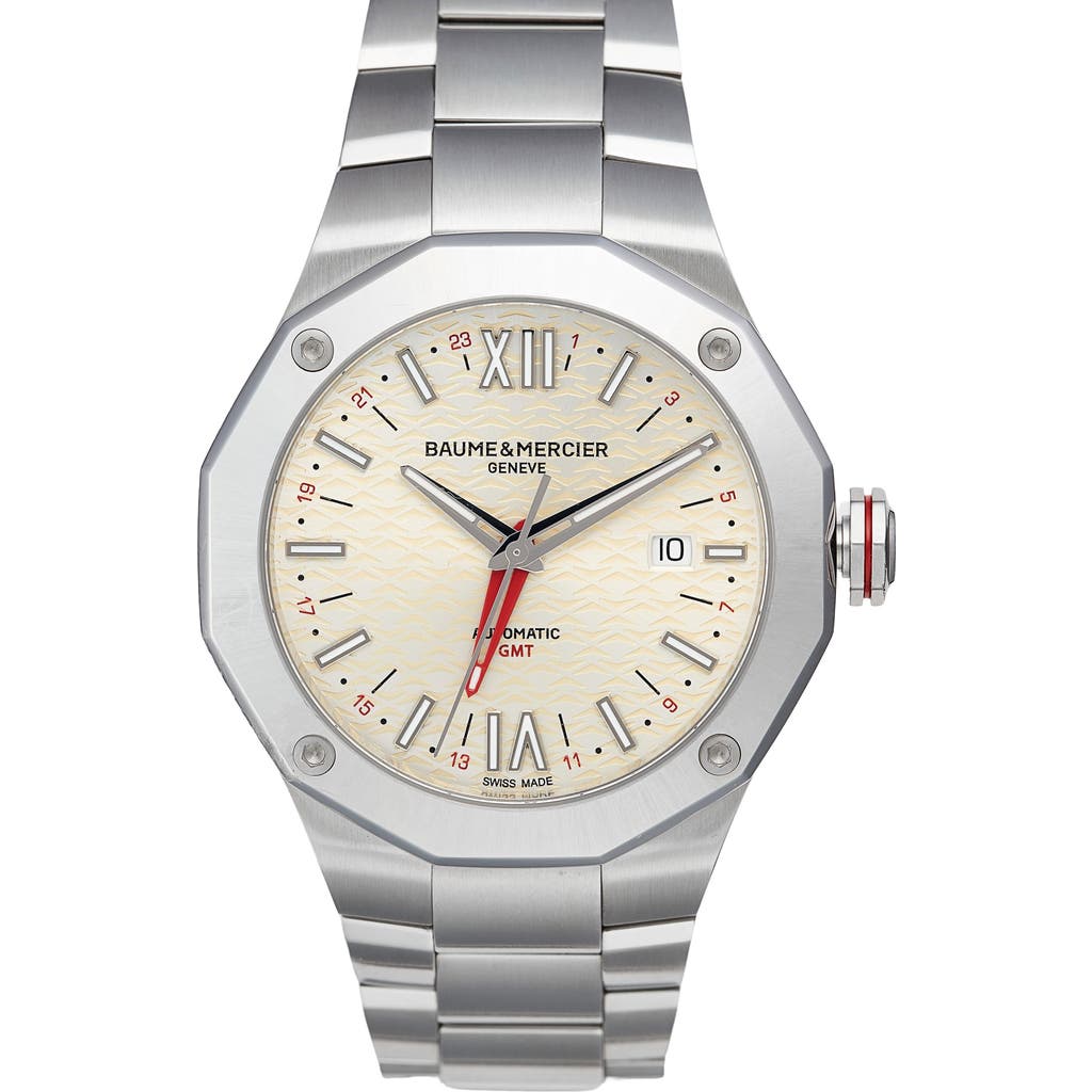 Baume & Mercier Riviera 10658 Automatic Bracelet Watch, 42mm in Silver Coloured  product