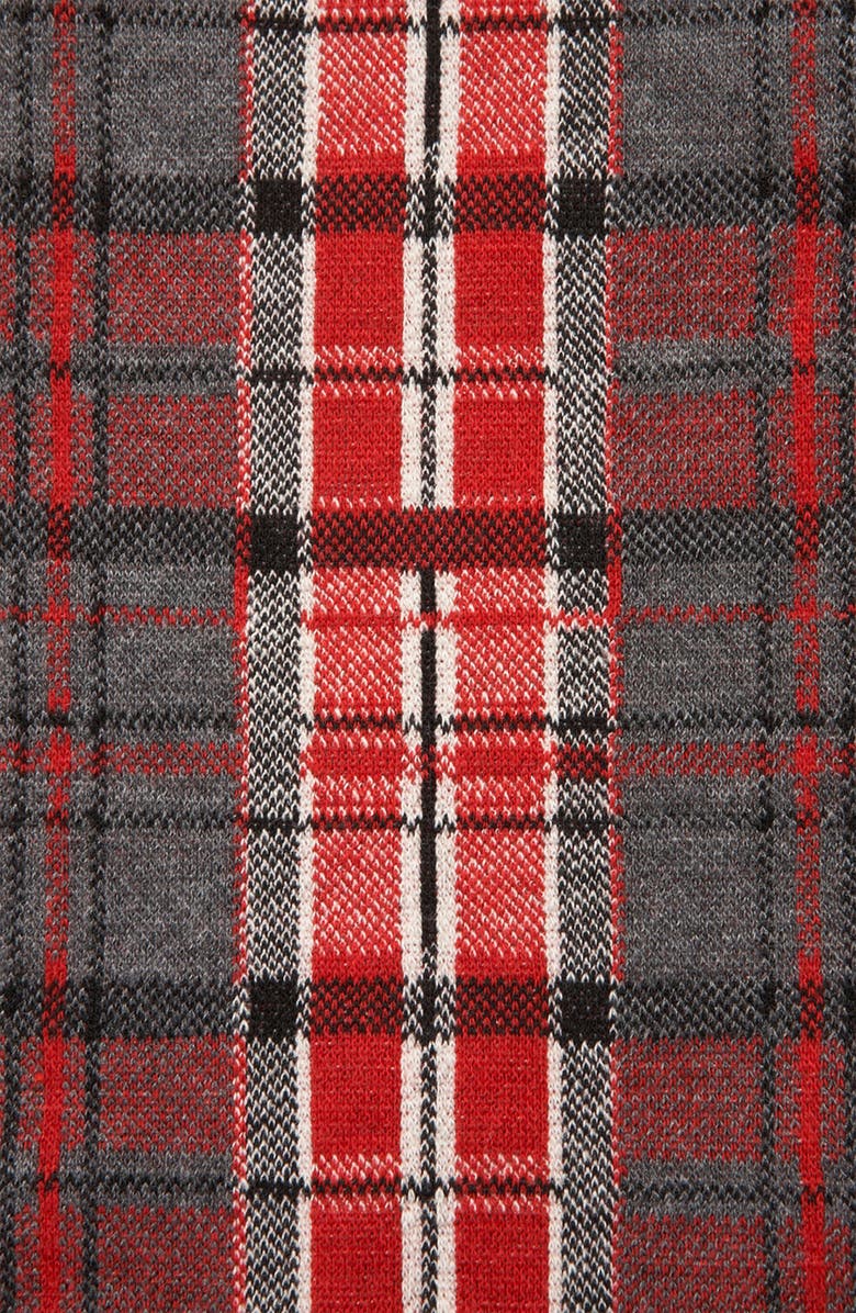 Topshop Tartan Leggings, Alternate, color, 