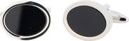 James Michael Onyx Oval Cuff Links