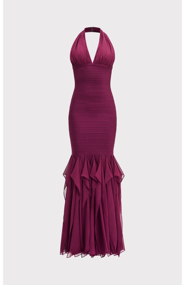 Herve Leger The Louisa Gown, Alternate, color, Maraschino