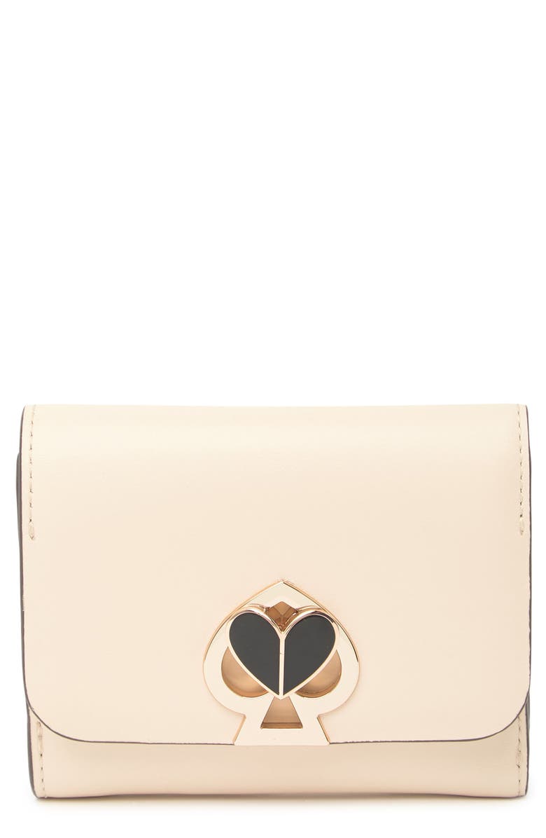 Kate Spade New York small trifold wallet, Main, color, 