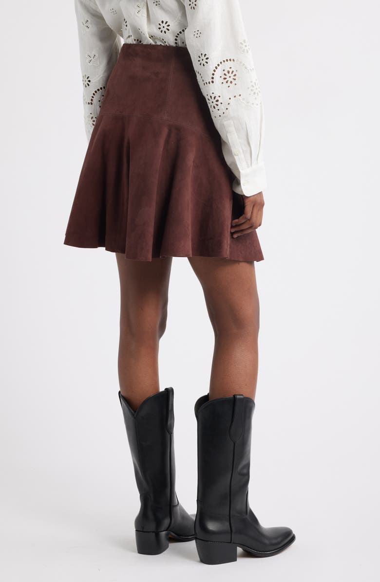 Treasure & Bond Suede Miniskirt, Alternate, color, 