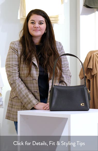 Lola Polished Pebble Leather Shoulder Bag