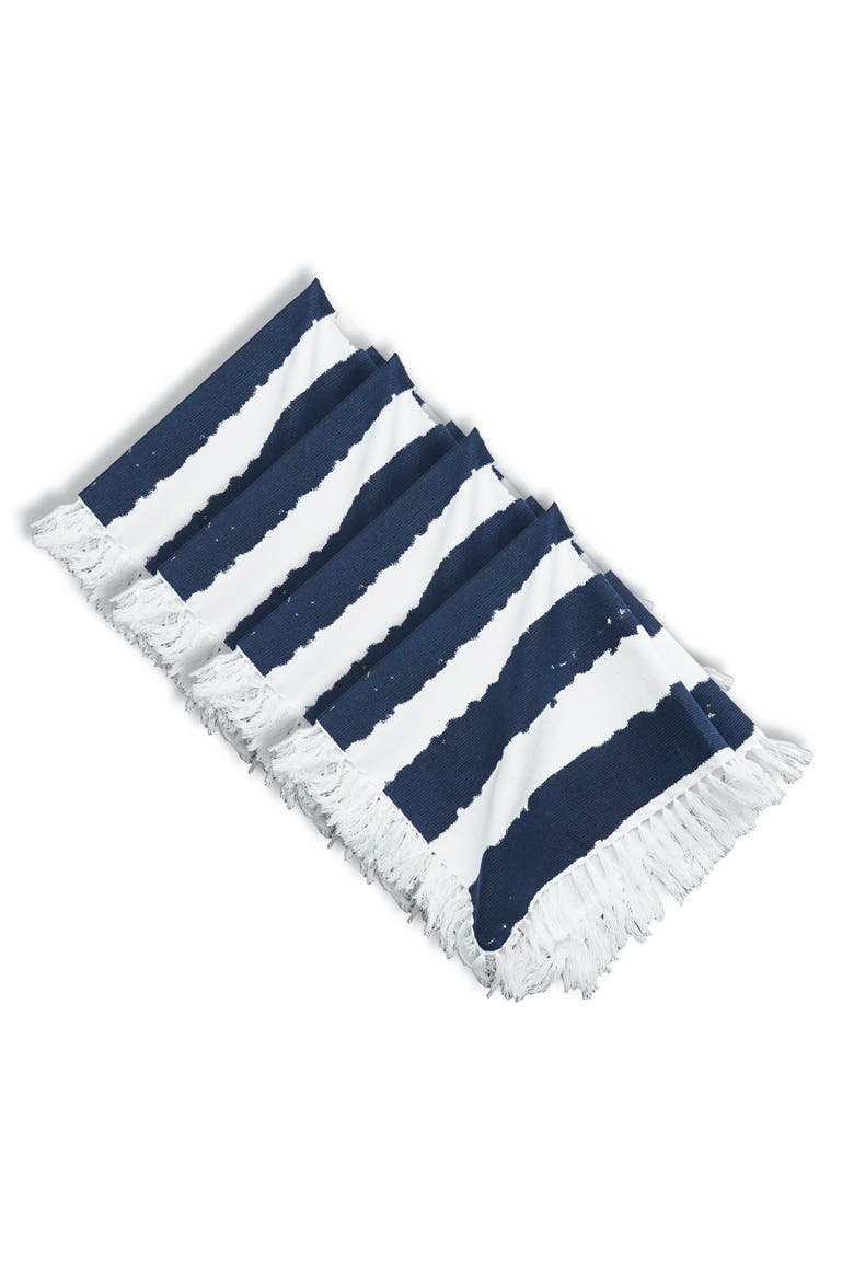 Langley Indigo Cloth Napkin Set of 4, Alternate, color, Blue