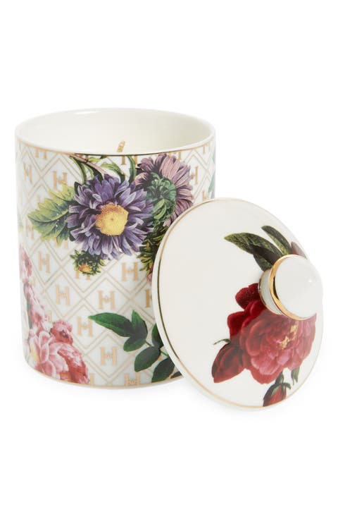 Lady Day Floral Ceramic Luxury Candle