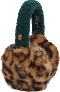 Kurt Geiger London Leopard Faux Fur Ear Muffs