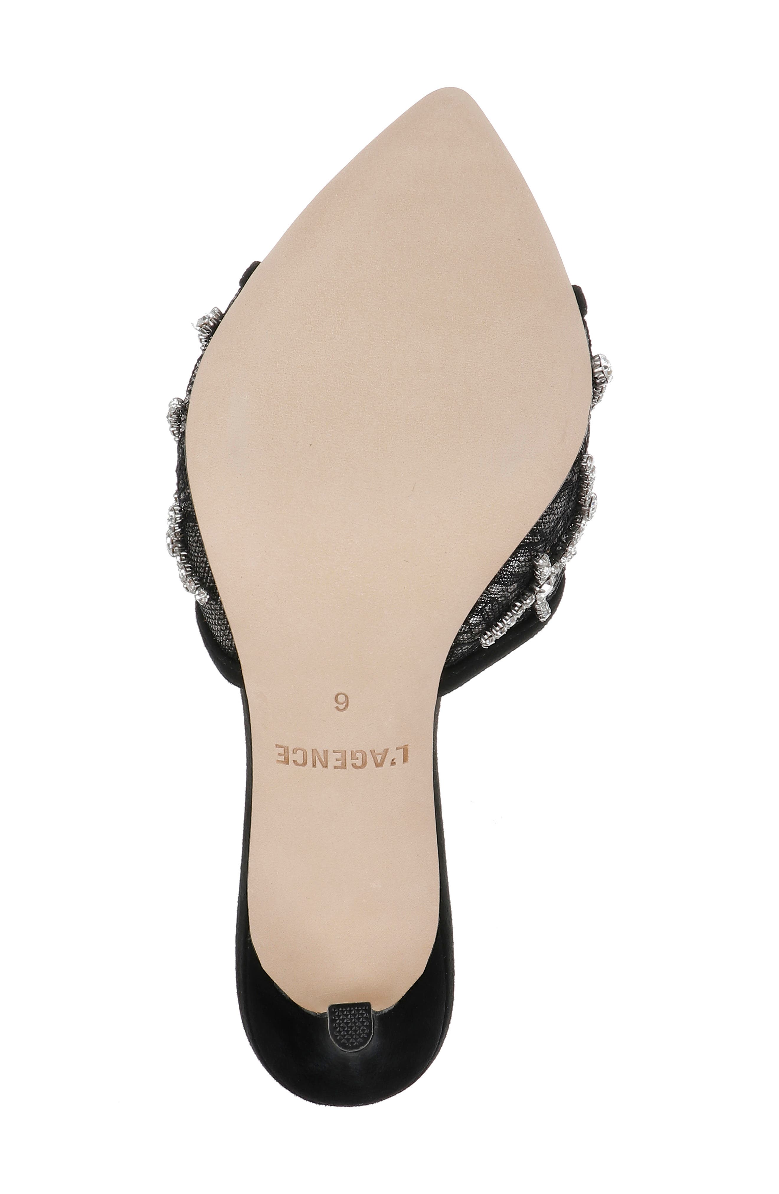 L'AGENCE Fernande Pointed Toe Slide Sandal, Alternate, color, 