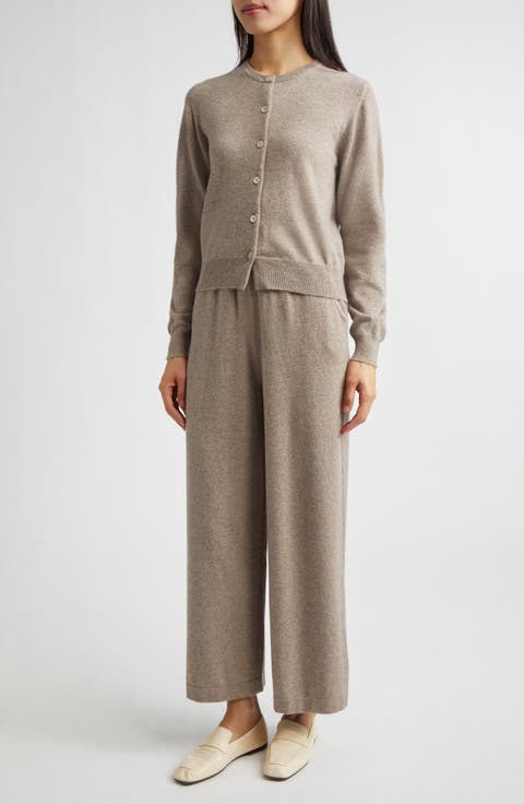 Iris Cashmere Crewneck Cardigan