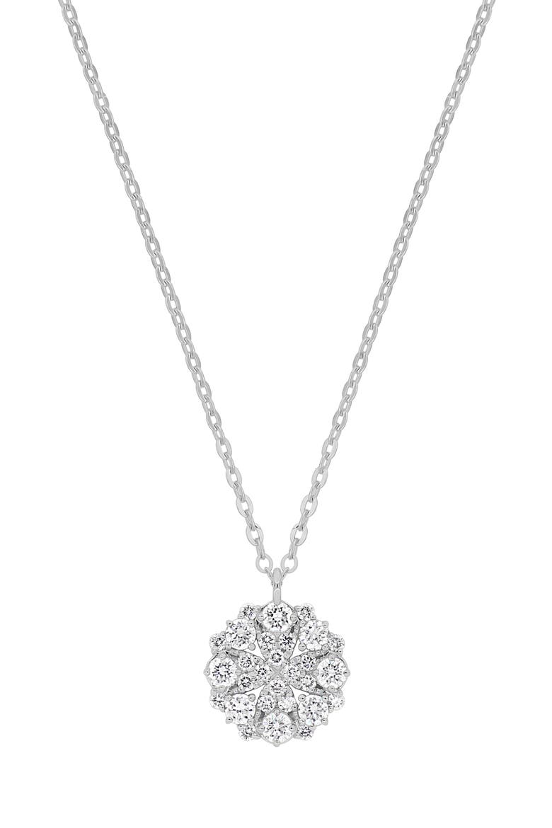 Maya Diamond Pendant Necklace, Main, color, 18K WHITE GOLD