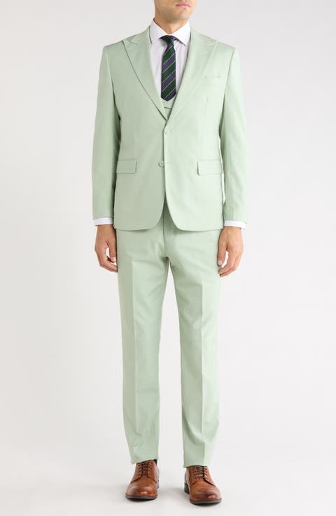 3-Piece Peak Lapel Suit