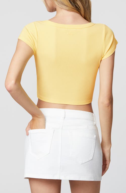 Florence By Mills Rib T-shirt In Yellow