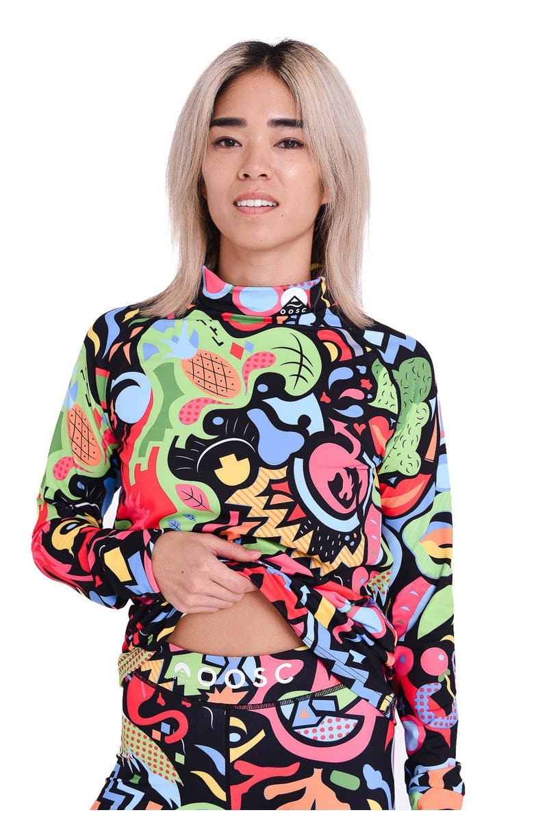 OOSC Stairway To Heaven Womens Baselayer Top, Alternate, color, 