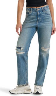 Lee Rider™ Ripped Classic Straight Leg Jeans