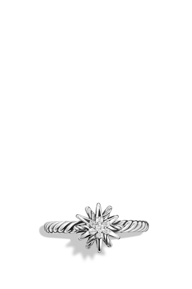 Starburst Ring with Diamonds, Alternate, color, DIAMOND