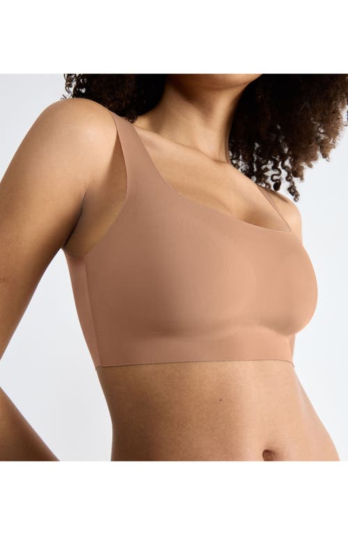 Triumph Zero Feel Seemless Top In Brown