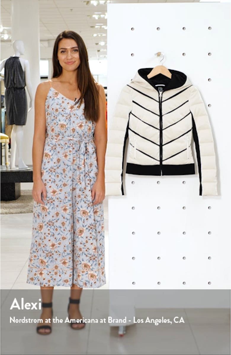 Freestyle Mesh Inset Down Puffer Jacket, sales video thumbnail