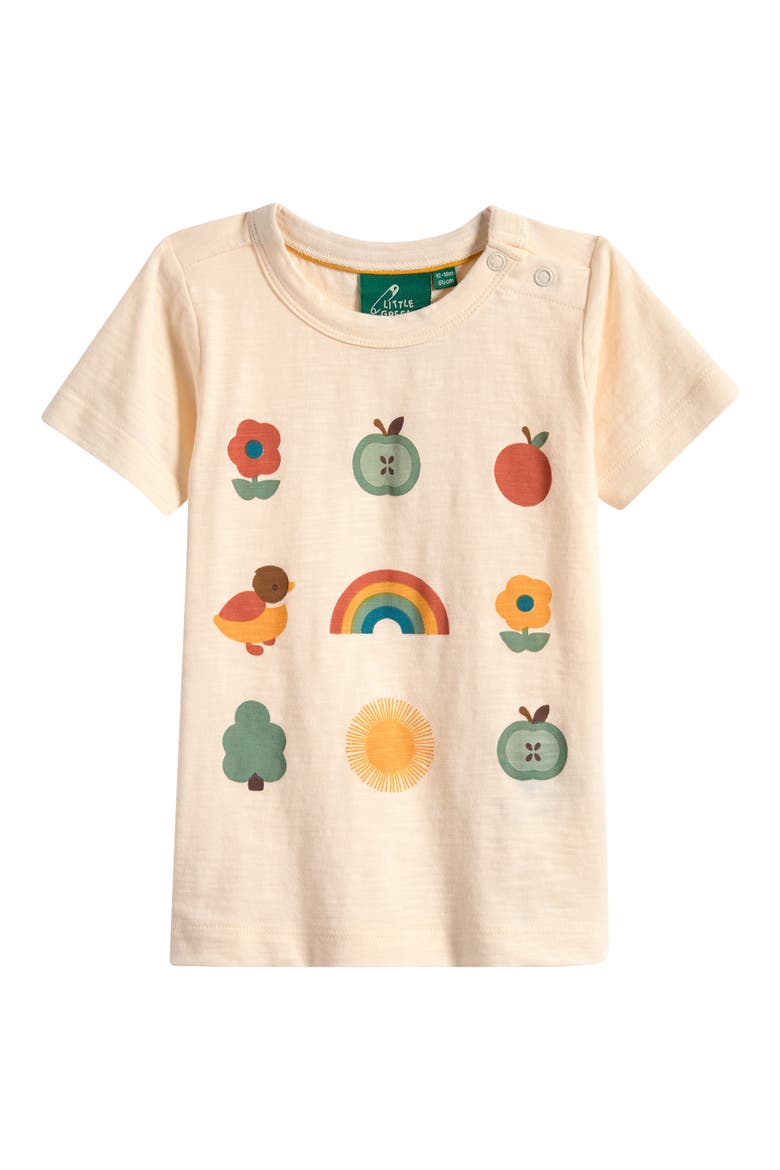 Kids' Organic Cotton Graphic T-Shirt, Main, color, CREAM