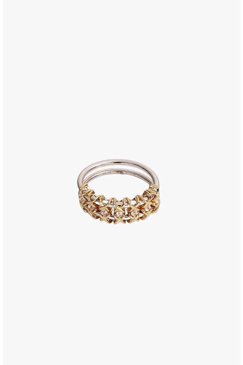 Kinetic Estate Two-Tone Ring, Alternate, color, Gold Vermeil & Silver