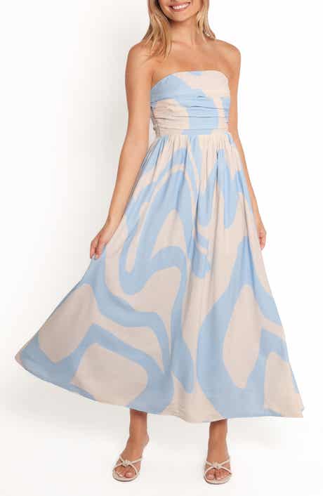 Petal & Pup Nesta Strapless Maxi Dress