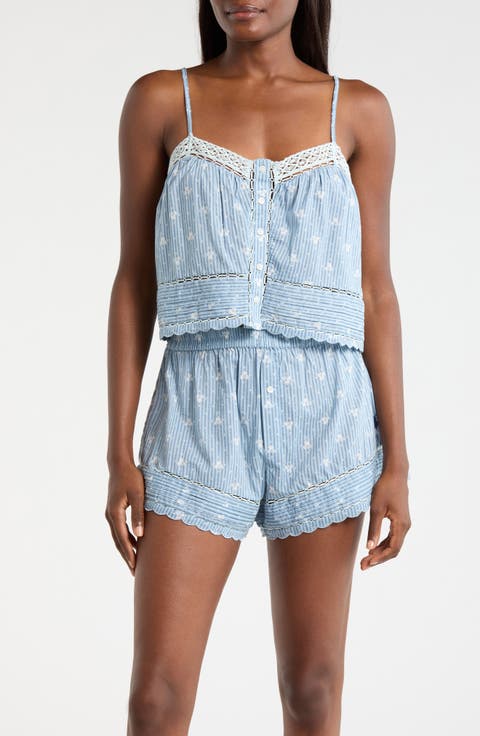 Cotton Voile Short Pajamas