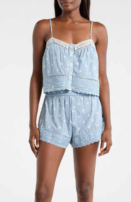 Cotton Voile Short Pajamas