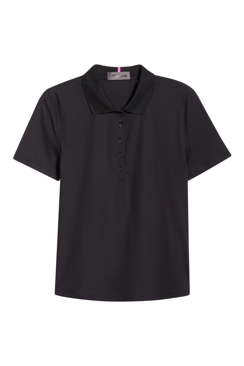 Tech Rib Golf Polo, Alternate, color, ONYX