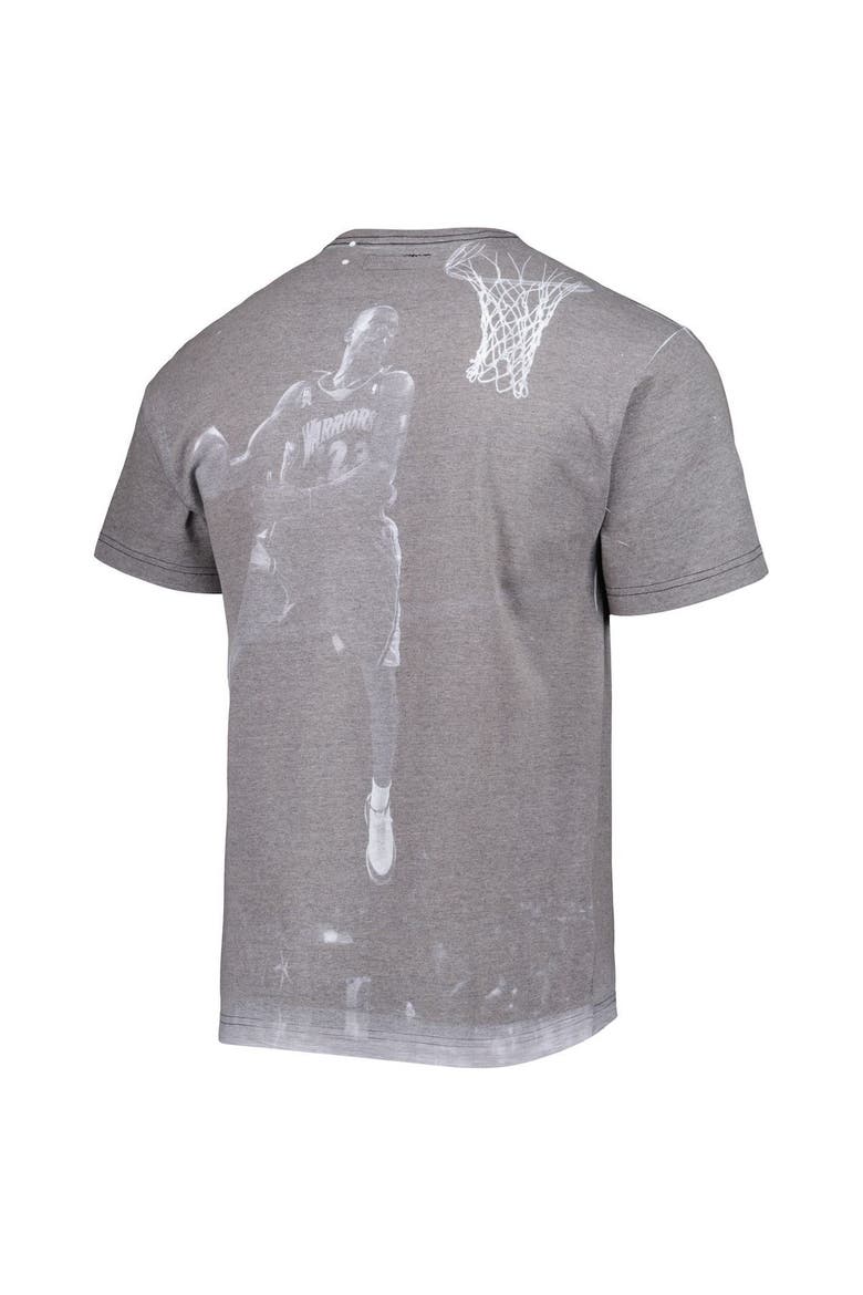 Men's Mitchell & Ness Jason Richardson Heather Gray Golden State Warriors Above The Rim T-Shirt, Alternate, color, Gray