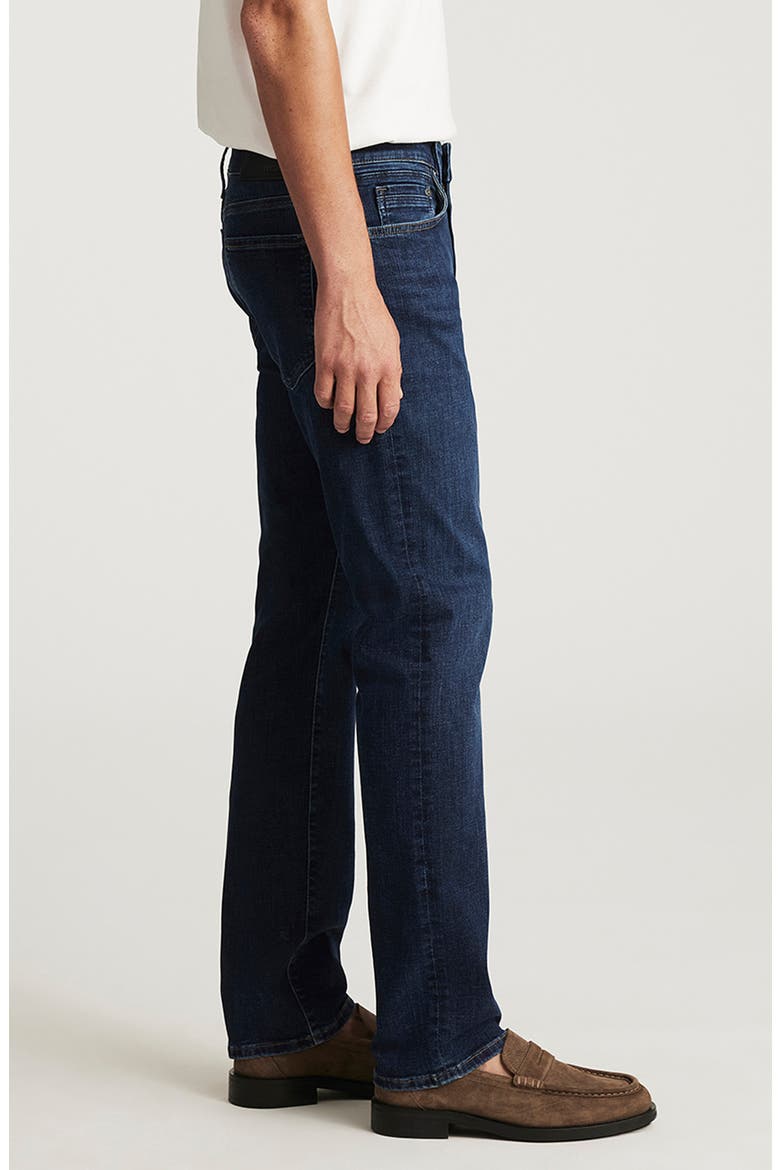 Matt Relaxed Straight Fit Jeans, Alternate, color, DARK BRUSHED ORGANIC