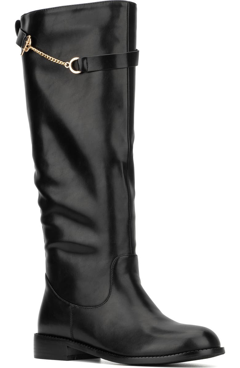 TORGEIS Serafina Tall Boot, Main, color, Black