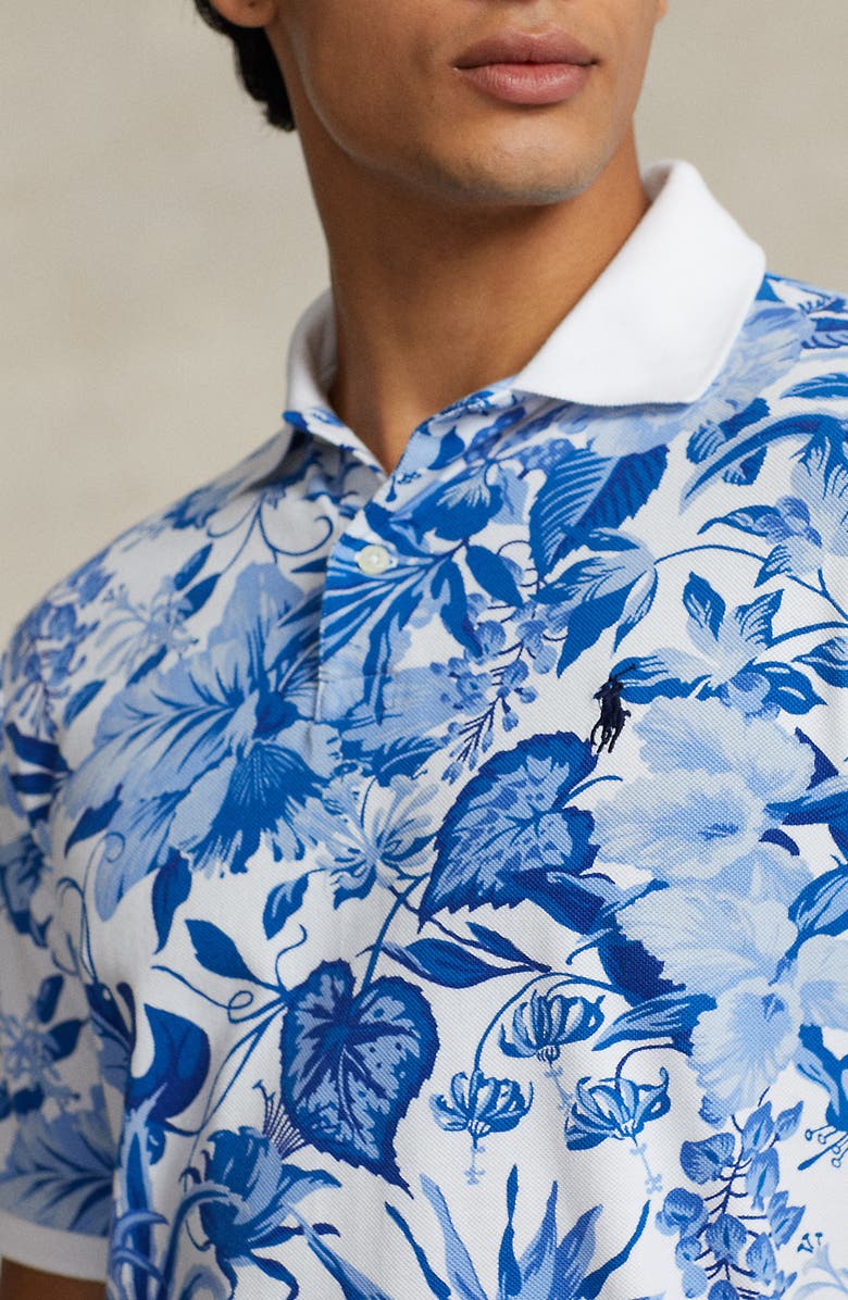 Polo Ralph Lauren Floral Mesh Polo, Alternate, color,