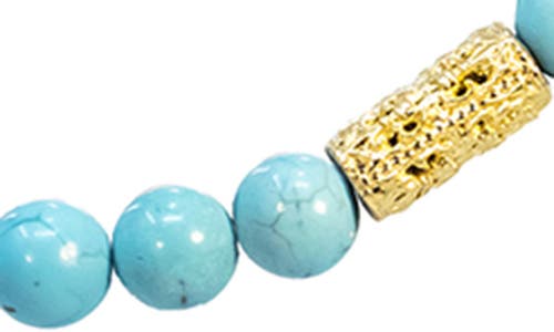 Armenta Blue Magnesite Beaded Necklace In Turquoise