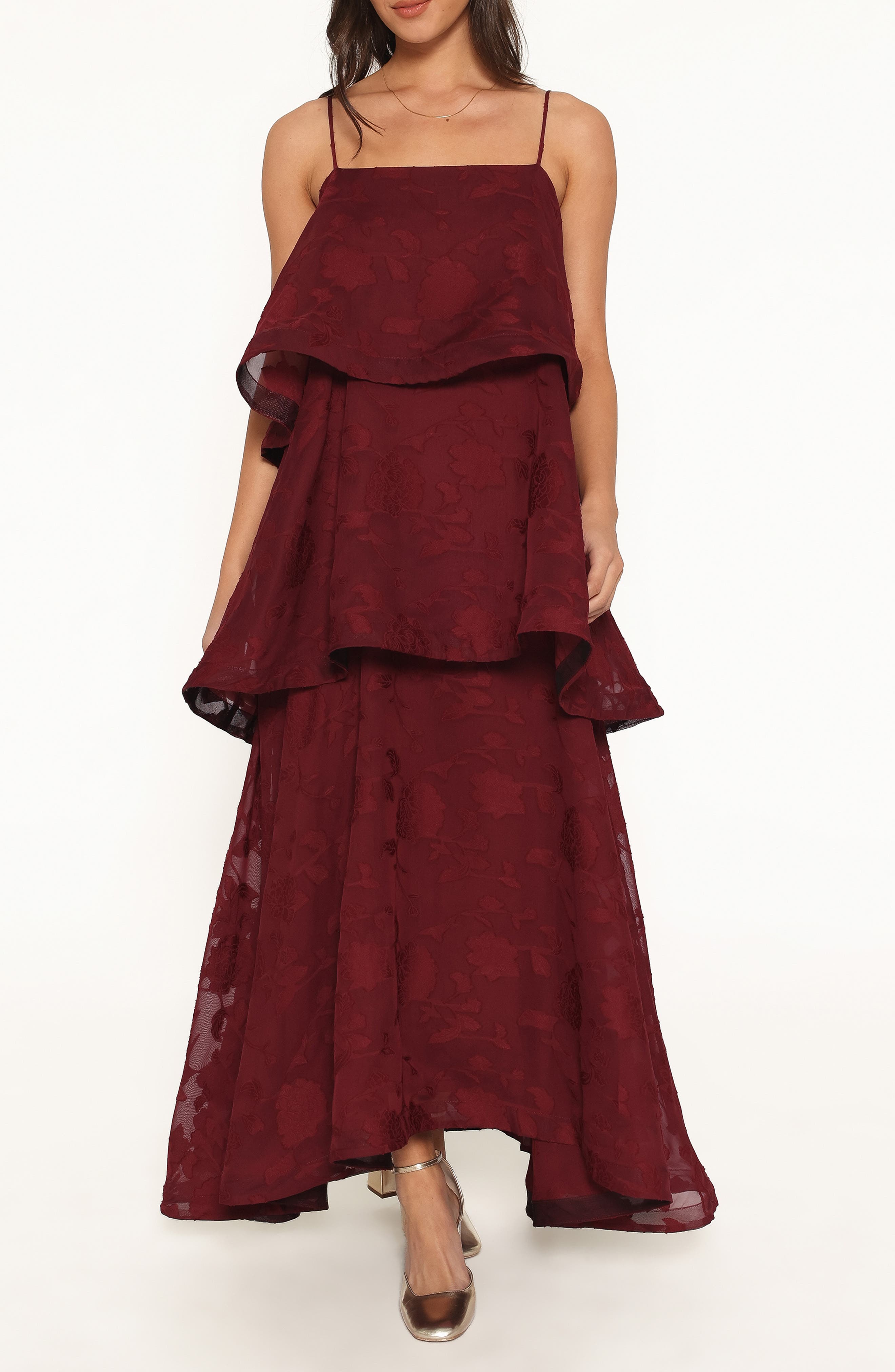 selected BURGUNDY